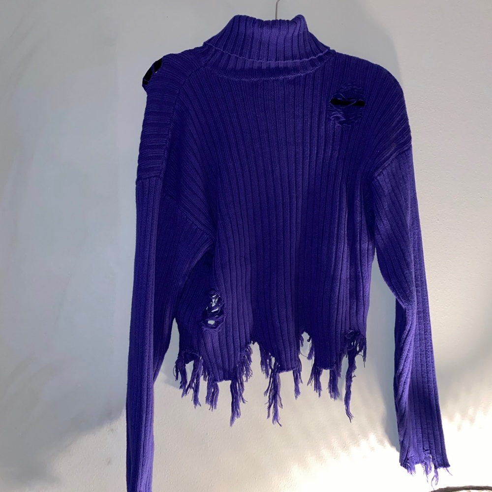 Fringe sweater
